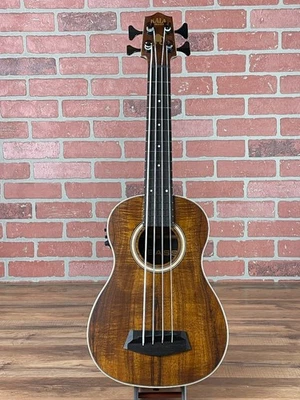Kala Solid Hawaiian Koa Top Acoustic-Electric U-Bass - Image 1 of 4