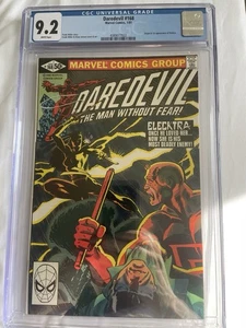 Daredevil #168 - Marvel Comics 1981 CGC 9.2 1st App. of Elektra. Free Postage - Picture 1 of 2