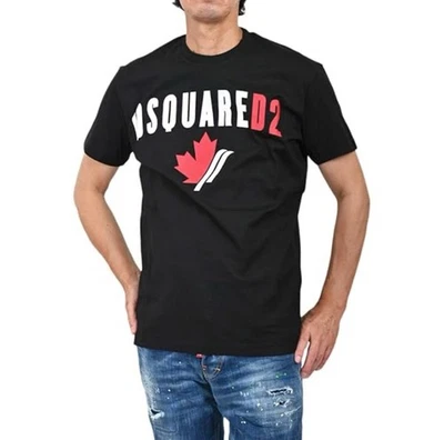 Disquared 2 Maple Leaf T-shirt Mens Designer Cotton Y2K Streetwear Size Large - Image 1 of 4