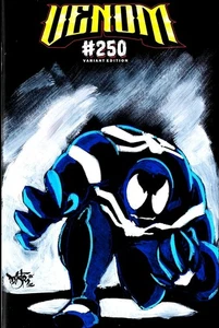 Venom #250 (2025) Marvel Black Sketch Cover W Original Dave Castr Art - Bild 1 von 6