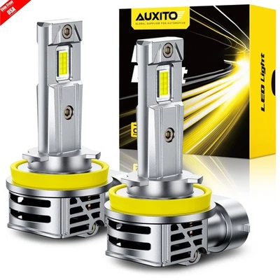 AUXITO H11 H8 H9 LED Headlight Bulbs 6500K High Low Beam Light Super Bright M6S - Image 1 of 4