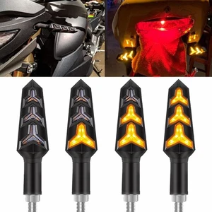 Flowing LED Turn Signal Light Indicator For Kawasaki z1000 vulcan s versys 650 - Picture 1 of 10