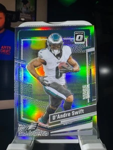 2023 Panini Donruss Optic D'Andre Swift #155 Holo Prizm  Eagles - Picture 1 of 2