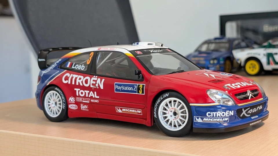 Autoart 1/18 Scale Citroen XSARA WRC2003 Monte Carlo Loeb - Image 1 of 4