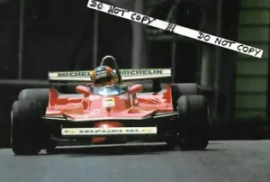 Fotografia Gilles Villeneuve 12x8 Ferrari 312T5 @Gran Premio di Monaco 1980 - Foto 1 di 1