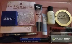 13-pc Mixed Skincare Makeup Beauty Lot Illamasqua ELF Juice NYX Revlon NEW - Picture 1 of 2