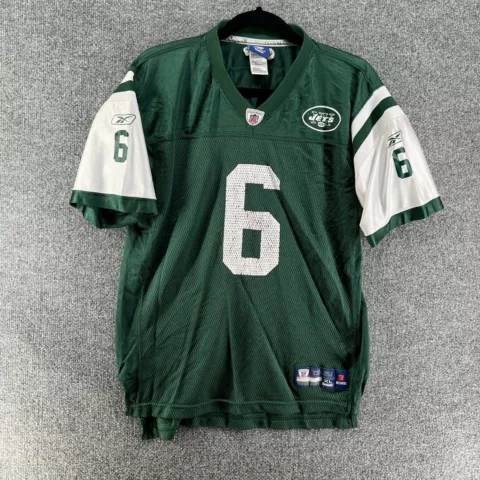 NY Jets Jersey Youth XL Extra Large Green #6 Mark Sanchez Boys NFL Cover