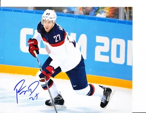 RYAN MCDONAGH NEW YORK RANGERS SIGNED TEAM USA 8X10 - Picture 1 of 1