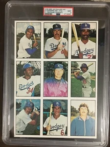 PSA 9 MINT 1978 SSPC ALL-STAR GALLERY 9-CARD PANEL STEVE GARVEY JUMBO 8x10 - Picture 1 of 1