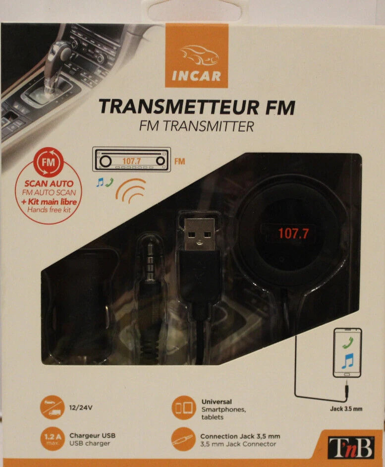 TNB Fmct03jack FM Transmitter schwarz