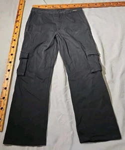 Vtg Polo Ralph Lauren Jeans Co Youth Boys Size 8 Black Cargo Pocket Casual - Picture 1 of 12