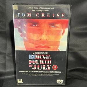 VHS Video Tape - Born On The Fourth Of July - Tom Cruise - Cert 18 - Picture 1 of 6