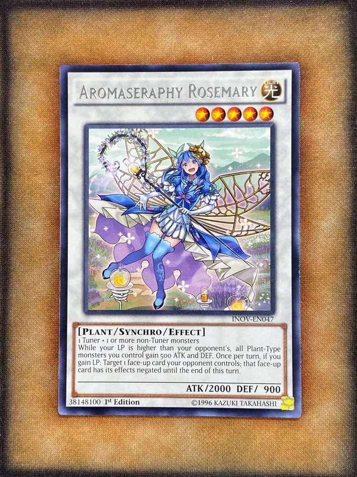 Yugioh Aromaseraphy Rosemary INOV-EN047 Rare 1st Ed NM - Image 1 of 1