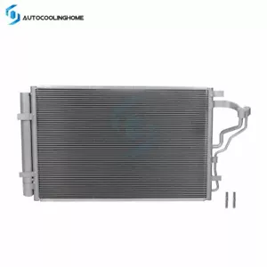 Unidad de automóvil condensador de aire acondicionado para Kia Forte 2015 16 17-2018 núcleo de aluminio con secador - Imagen 1 de 7