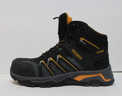 Dockers Sicherheitsschuhe S3 Arbeitsschuhe Stiefel Sprinter High Schwarz 41 - 46