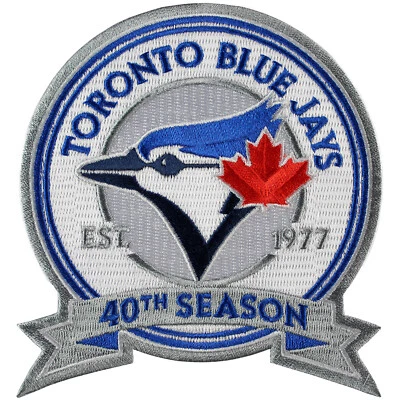 2016 Toronto Blue Jays 40th Anniversary Season Patch Sleeve Jersey MLB Official - Image 1 of 2