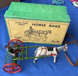 1960s BRITAINS No8F HORSE RAKE 55mm scale, model boxed. - Picture 1 of 4