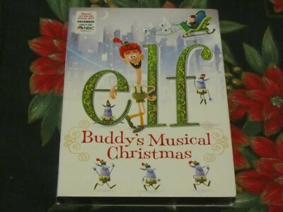 ~NEW DVD~BASED ON THE MOVIE ELF-BUDDY'S MUSICAL CHRISTMAS~JIM PARSONS~JAY LENO~ - Image 1 of 4