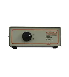 Belkin Components Data Transfer Switch F1B024-E Connect 1 PC to 2 Printers - Photo 1/6