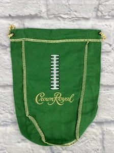 Green Crown Royal Bag Promo Game Day NFL Football Kordelzug Schnürsenkel 750 ml 8" - Bild 1 von 10