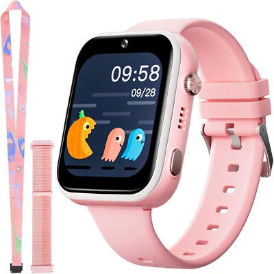 Kinder Smartwatch mit Telefonfunktion SOS Armbanduhr GPS Tracker Kinderuhr Watch - Bild 1 von 4