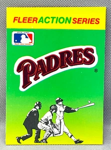 1990 Fleer Baseball - SAN DIEGO PADRES - Team Sticker - Bild 1 von 2