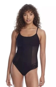 Body modelador de tanga NearlyNude MIDNIGHT Pretty Me con control de encaje, US XL - Imagen 1 de 13