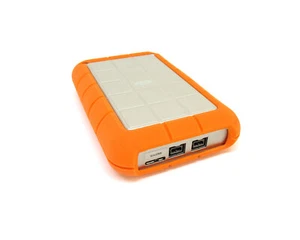 Disco duro portátil externo LaCie resistente 1 TB USB 3.0 + FireWire HDD - RUFWU3B - Imagen 1 de 5