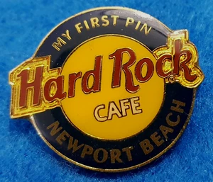 NEWPORT BEACH ORIGINAL *MY FIRST PIN SERIES* ROUND LOGO Hard Rock Cafe PIN - Picture 1 of 1
