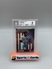 1997 Bowman Chrome International #1 Derek Jeter Yankees Beckett BGS Graded 8