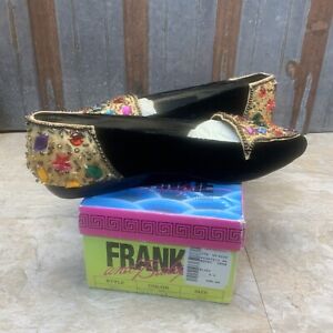 Frankie and Baby Beverly Feldman Multi Color Flats Shoes Women's US 8 B