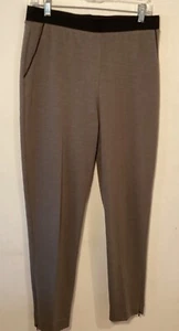 Soft Surroundings Leggings Pants Grayish Green Zip at Ankles NWOT - Picture 1 of 7