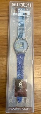 Swatch Watch 1996 Atlanta Summer Olympics Games Melody by Paulo Mendonca In Box - Image 1 of 4