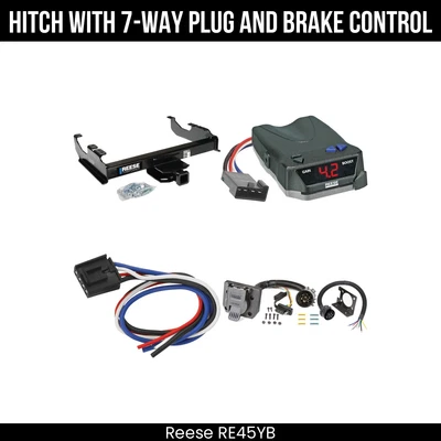 Hitch Tow PKG+ Brake Control For 63-87 Chevy GMC C/K 99-00 Ford F-350 Super Duty - Image 1 of 4