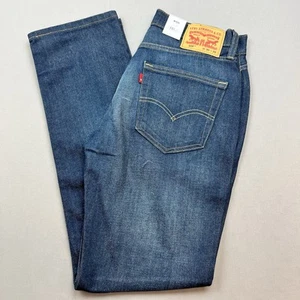 Levi's Eco Performance 514 Straight Fit Flex Jeans Blue Stretch Mens 30/32 - Picture 1 of 14