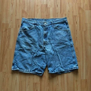 Vintage Y2K Essential Baggy Light Wash Faded Denim Jorts Gr. 34! - Bild 1 von 6