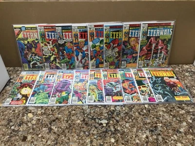 ETERNALS 1-10 13-15 17-19 KING SIZE ANNUAL 1 MARVEL 1976 ALL HIGH GRADE LOT! - Image 1 of 4