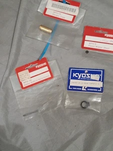 VINTAGE KYOSHO GOLD FRONT SHOCK ORIGINAL NOS OPTIMA MID TURBO SHOCK PARTS (4) - Picture 1 of 10