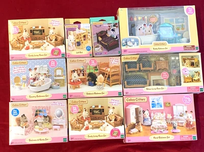 Calico Critters New Accessories Furniture Epoch Families Sold Individually Lot - Image 1 of 4