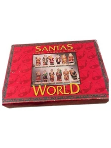 Weihnachtsmänner aus aller Welt datiert Porzellan handbemalt Figur Set in Box - Bild 1 von 16