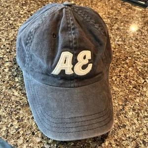 American Eagle Embroidered Adjustable Baseball Hat Adult Size Navy Blue AE Cap - Picture 1 of 6