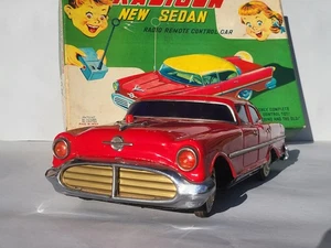 Blechspielzeug 50er Jahre Masudaya-Japan NEU LIMOUSINE RADICON OLDSMOBILE gute Funktion/Repro Box. - Bild 1 von 18