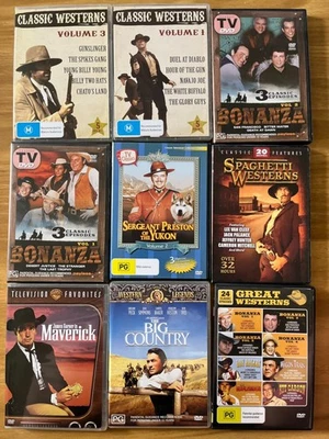 9 Western serials and movies grab pack Region 4 - Image 1 of 2