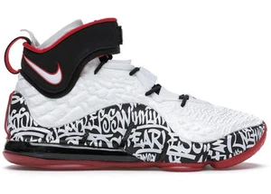 Talla 10M/11.5W - Nike LeBron 17 Graffiti CT6047-100/CT6052-100 - Imagen 1 de 1