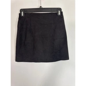 HALARA High Waisted 2-in-1 Bodycon Suede Mini Casual Skirt XS NWOT - Picture 1 of 5