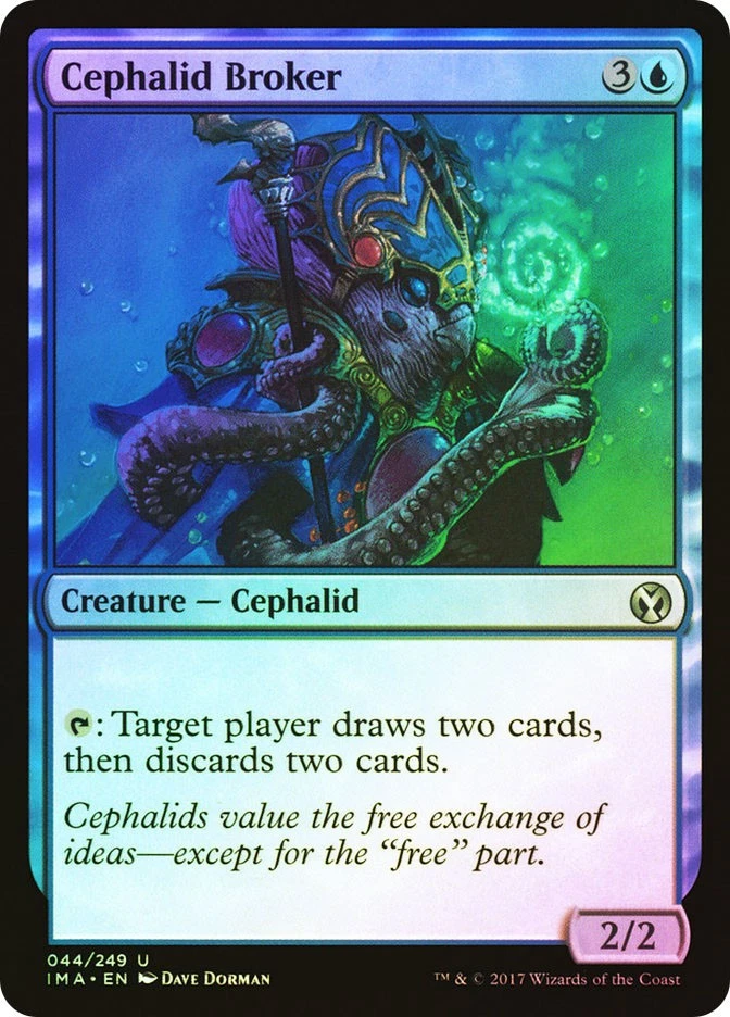 MTG FOIL Cephalid Broker  - Iconic Masters #044 - Image 1 of 1
