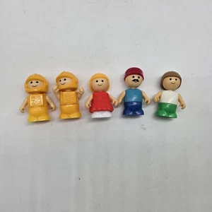 Vintage 1980er Playskool Lil Playmates Figuren Menschen Astronaut Weltraumbau  - Bild 1 von 6