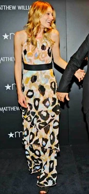 Limited Matthew Williamson Tiered Multi Print Ruffle Maxi Dress Gown.10 Rrp£275 - Image 1 of 4