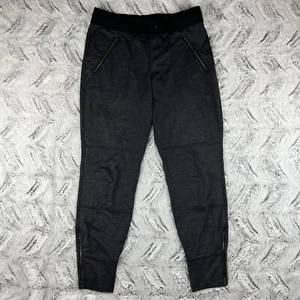 Athleta Flux Street Jogger SweatpantsHeather Charcoal Gray 870874-01 Zip Pocket - Picture 1 of 11