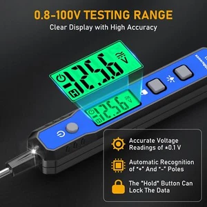 Car Electrical Voltage Power Circuit Probe Tester 0.8-100V DC Continuity Test - Imagen 1 de 10